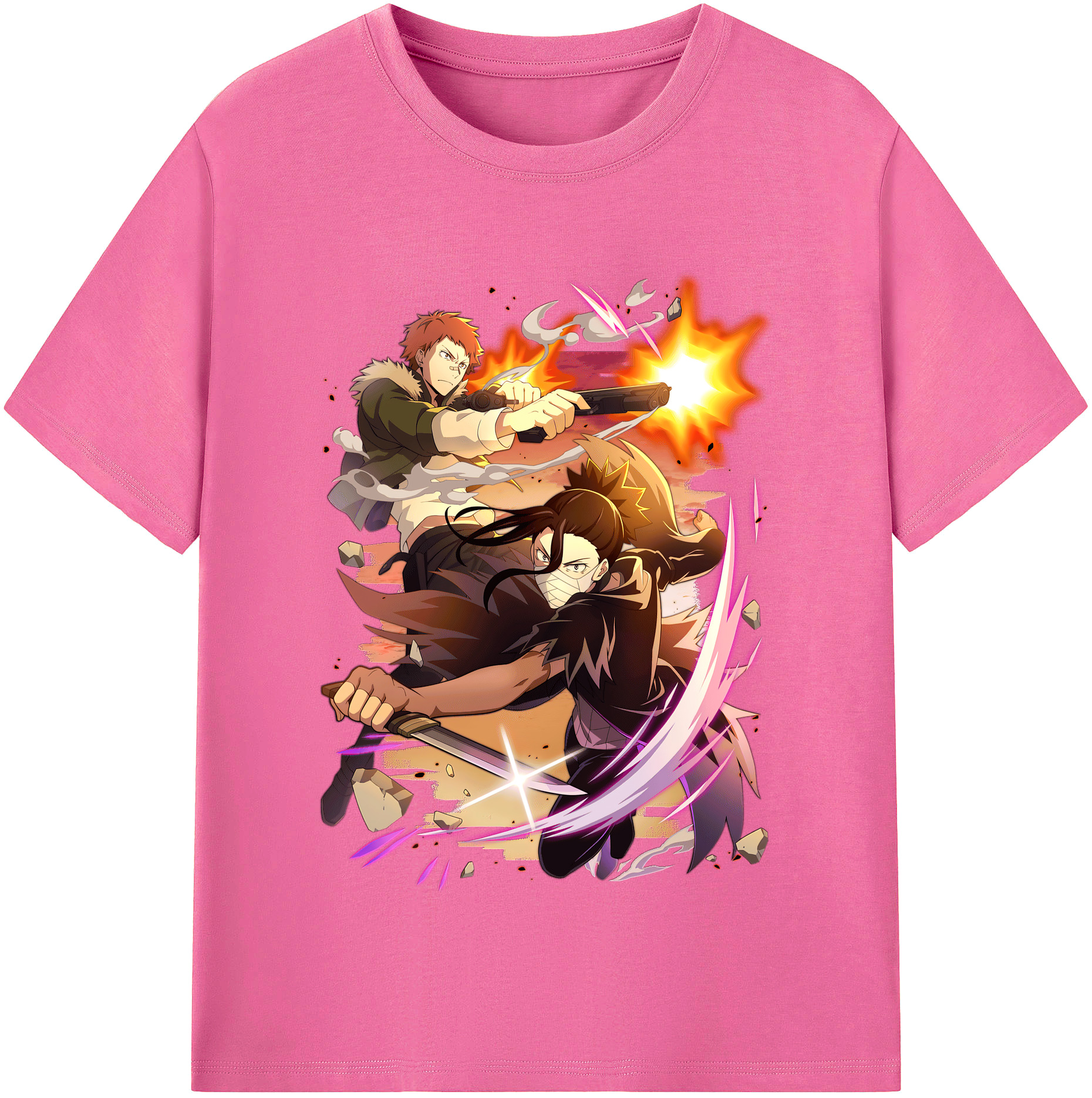 （画像用） 文豪ストレイドッグス Bungo Stray Dogs レディースカジュアルプリントTシャツ（綿100％）